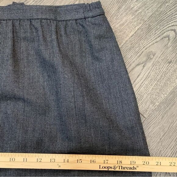 A-Line Tweed Skirt Women’s 12 Black Pockets Fully Lined. - Picture 13 of 15
